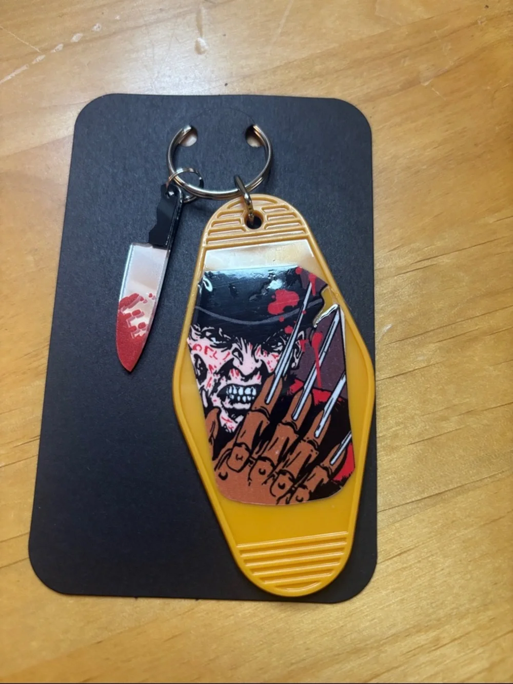 Horror Fandom Vibes Handcrafted Motel Keychains - Pick One - Picture 4 of 9